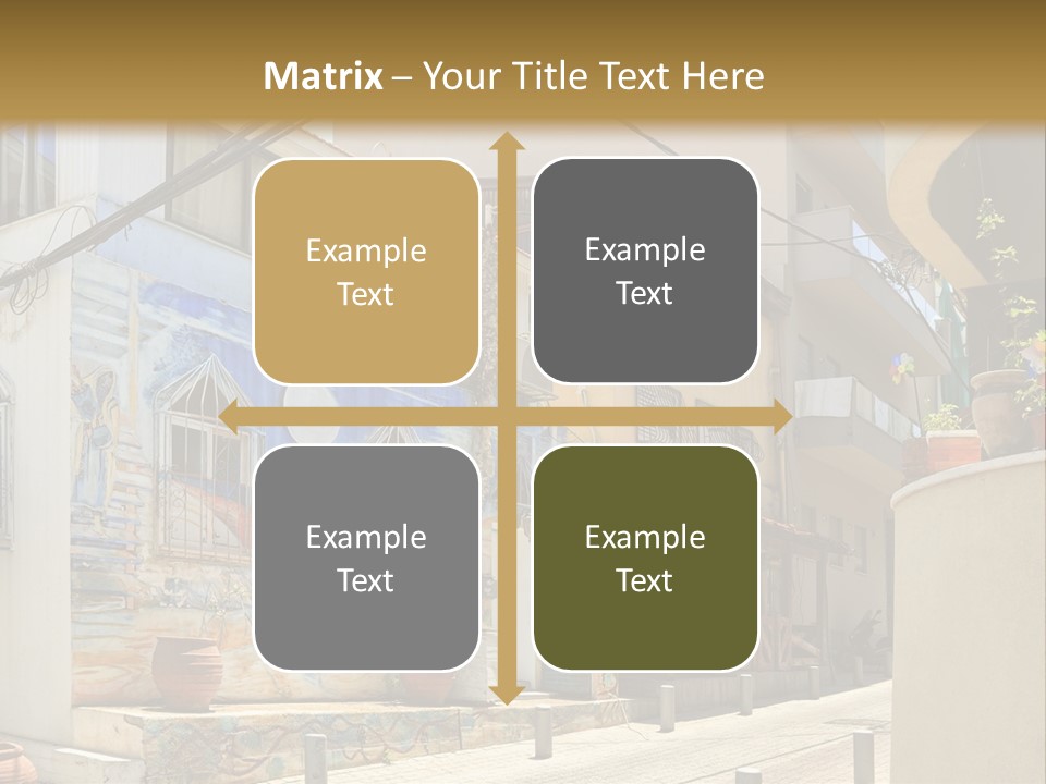 Shade Building Glass PowerPoint Template