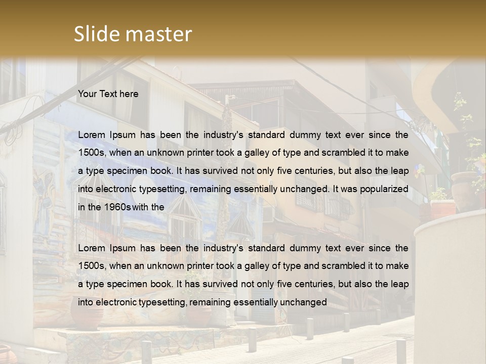 Shade Building Glass PowerPoint Template