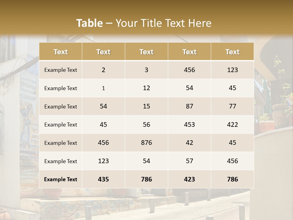 Shade Building Glass PowerPoint Template