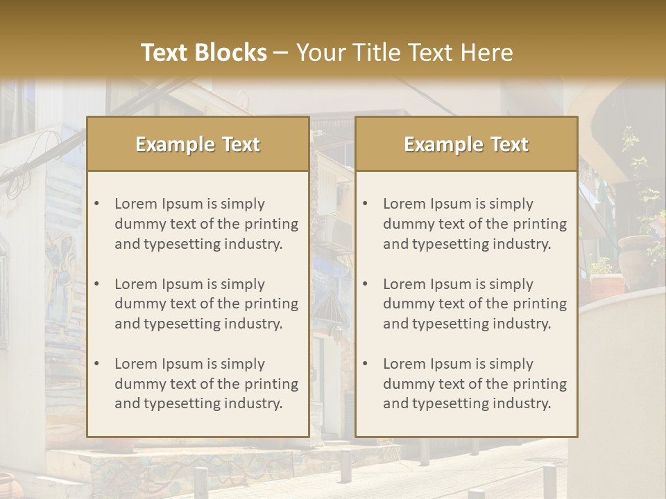Shade Building Glass PowerPoint Template