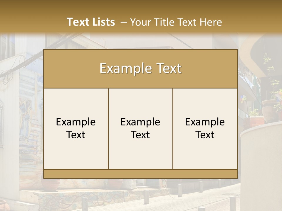 Shade Building Glass PowerPoint Template