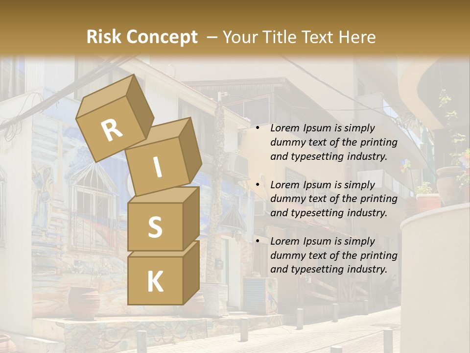 Shade Building Glass PowerPoint Template