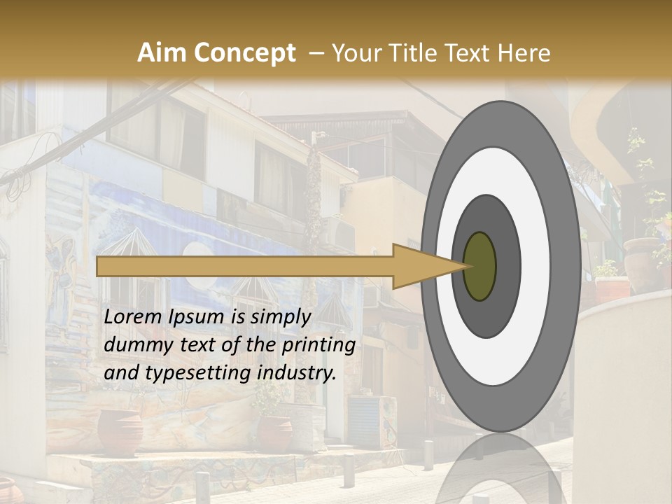 Shade Building Glass PowerPoint Template