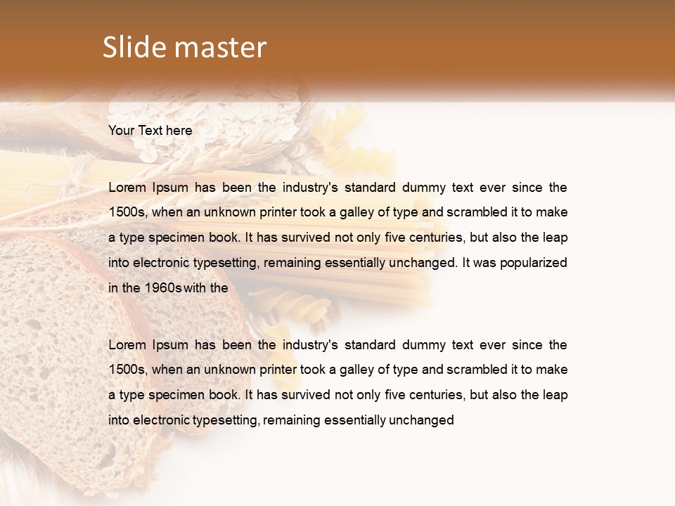 Bread Healthy Freshness PowerPoint Template