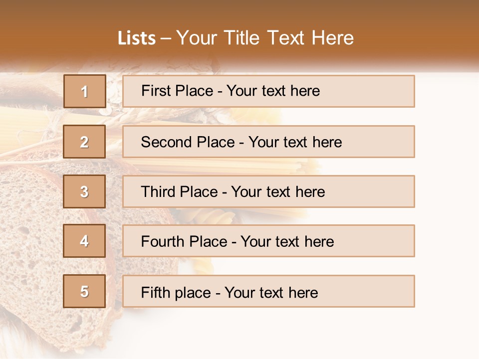 Bread Healthy Freshness PowerPoint Template