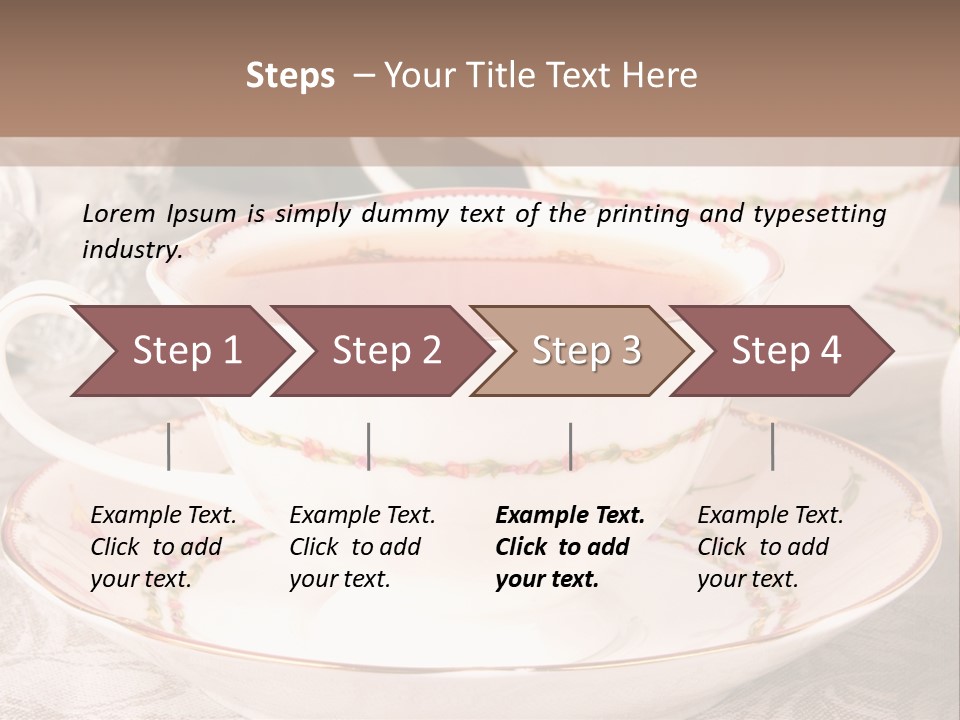 Tea Afternoon Breakfast PowerPoint Template