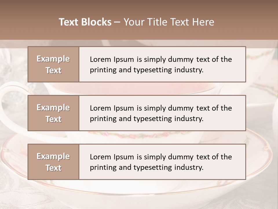 Tea Afternoon Breakfast PowerPoint Template
