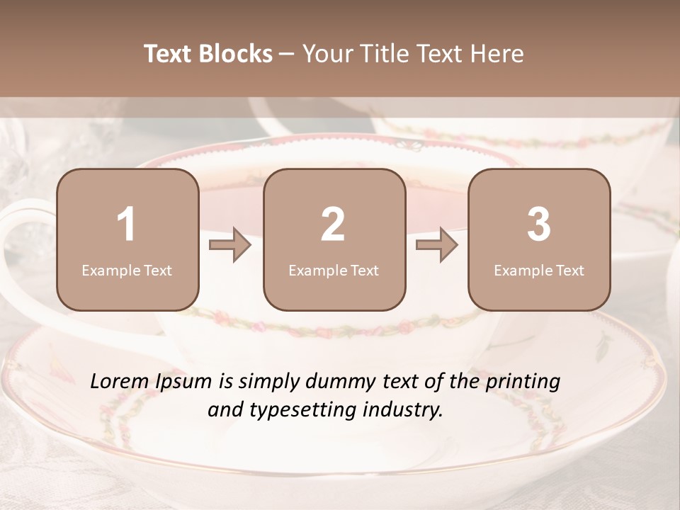 Tea Afternoon Breakfast PowerPoint Template
