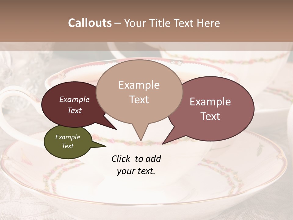 Tea Afternoon Breakfast PowerPoint Template