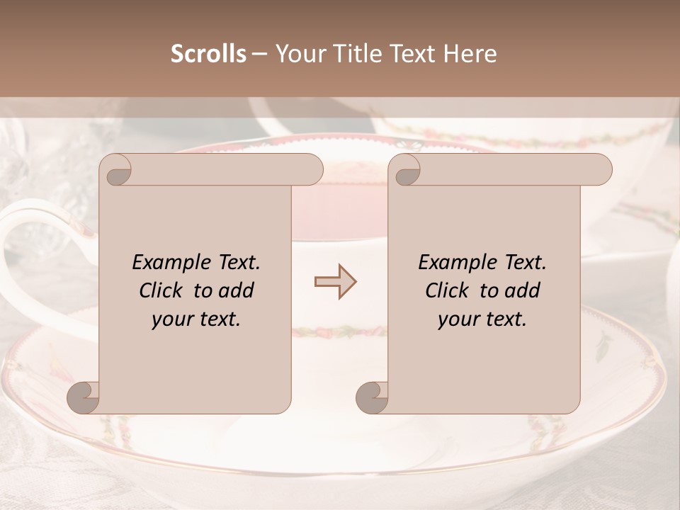 Tea Afternoon Breakfast PowerPoint Template