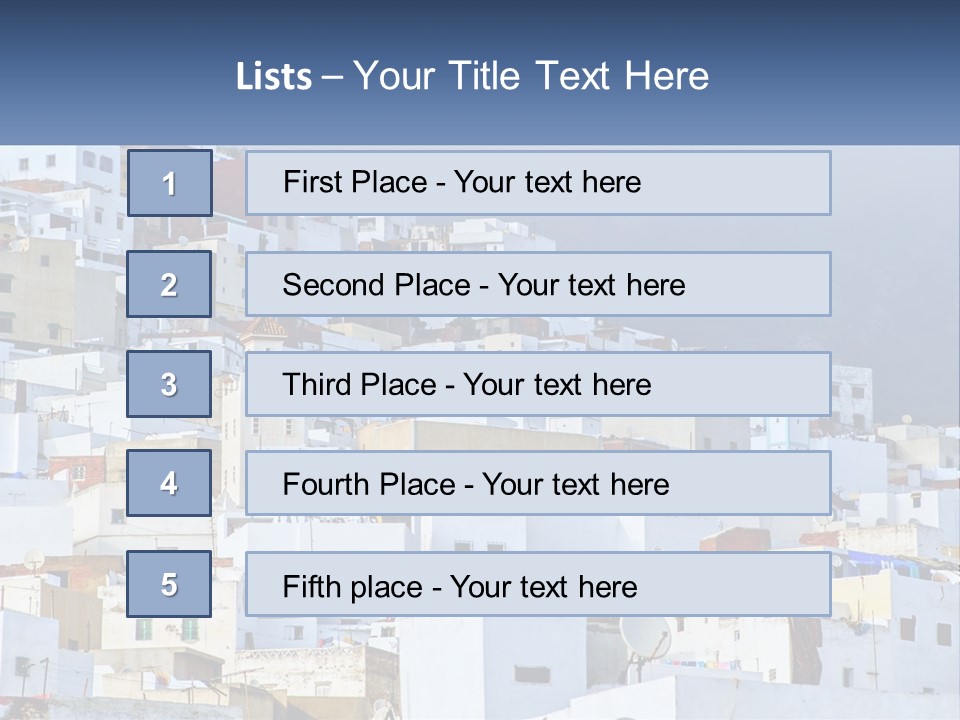 Mist Arab Kasbah PowerPoint Template