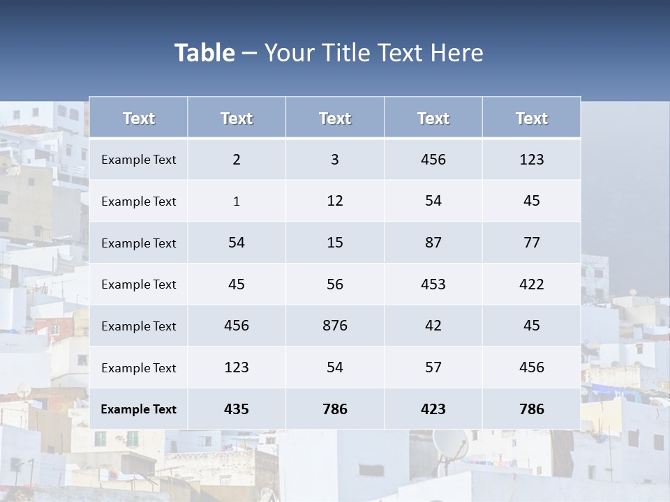 Mist Arab Kasbah PowerPoint Template