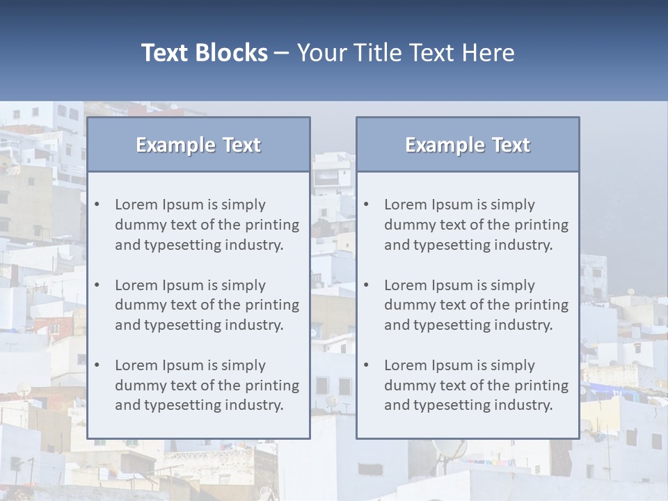 Mist Arab Kasbah PowerPoint Template