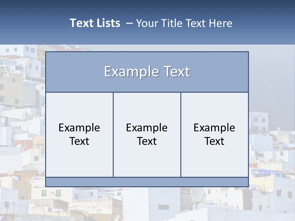Mist Arab Kasbah PowerPoint Template
