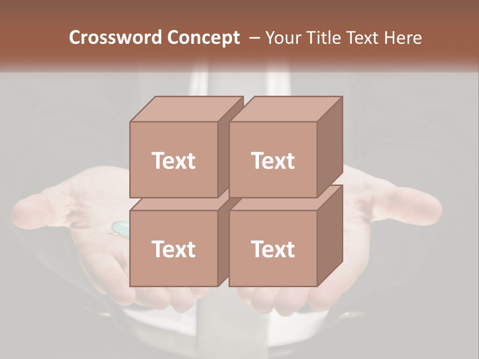 Health Tablet Holding PowerPoint Template