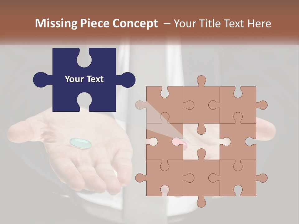 Health Tablet Holding PowerPoint Template