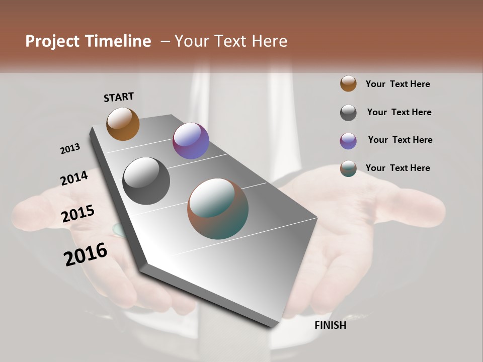 Health Tablet Holding PowerPoint Template