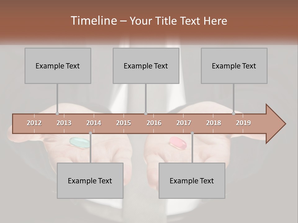 Health Tablet Holding PowerPoint Template