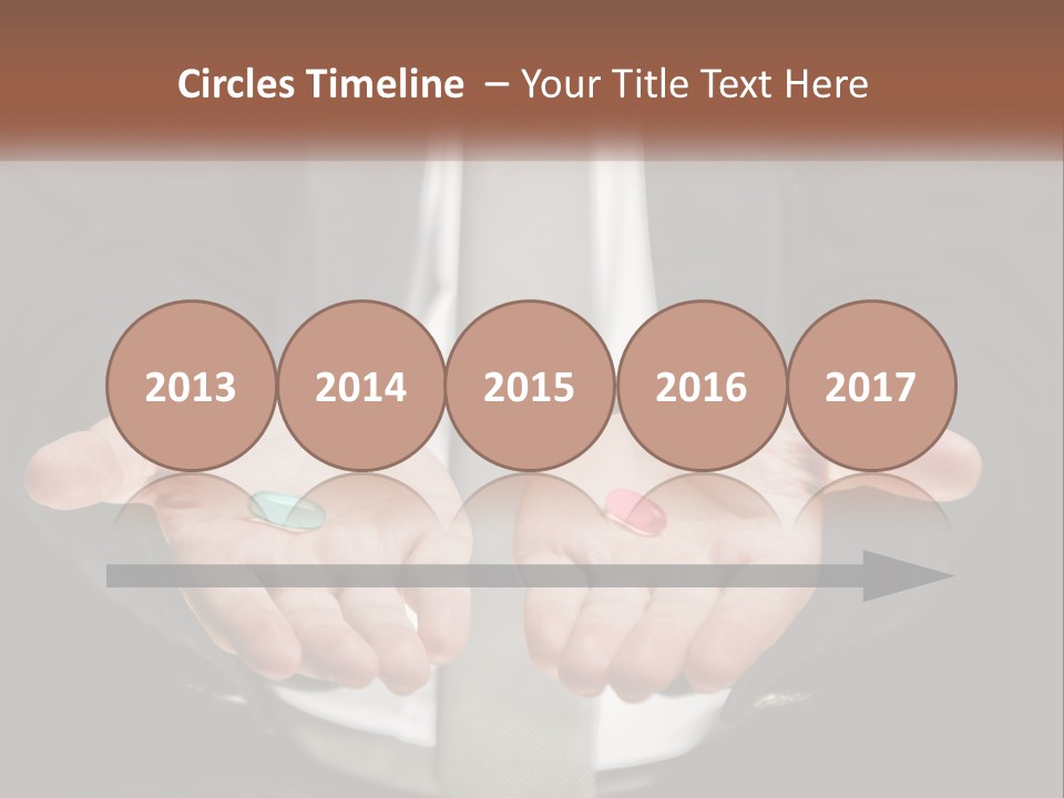 Health Tablet Holding PowerPoint Template