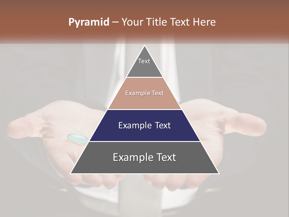 Health Tablet Holding PowerPoint Template