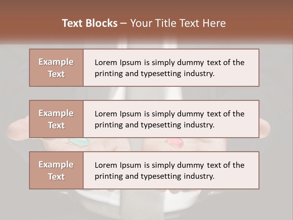 Health Tablet Holding PowerPoint Template