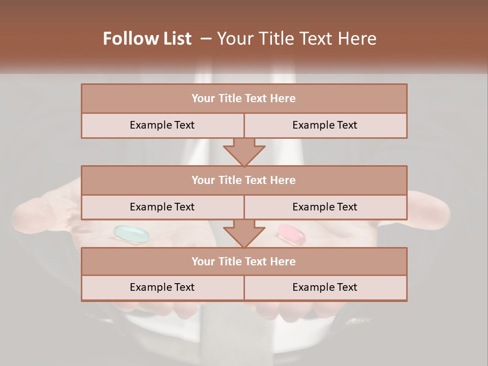 Health Tablet Holding PowerPoint Template
