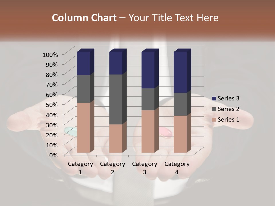 Health Tablet Holding PowerPoint Template