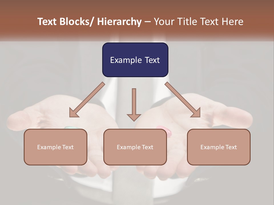Health Tablet Holding PowerPoint Template
