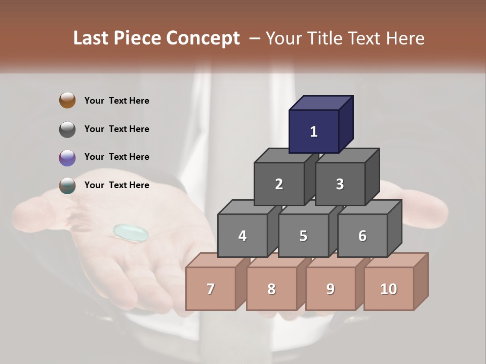 Health Tablet Holding PowerPoint Template