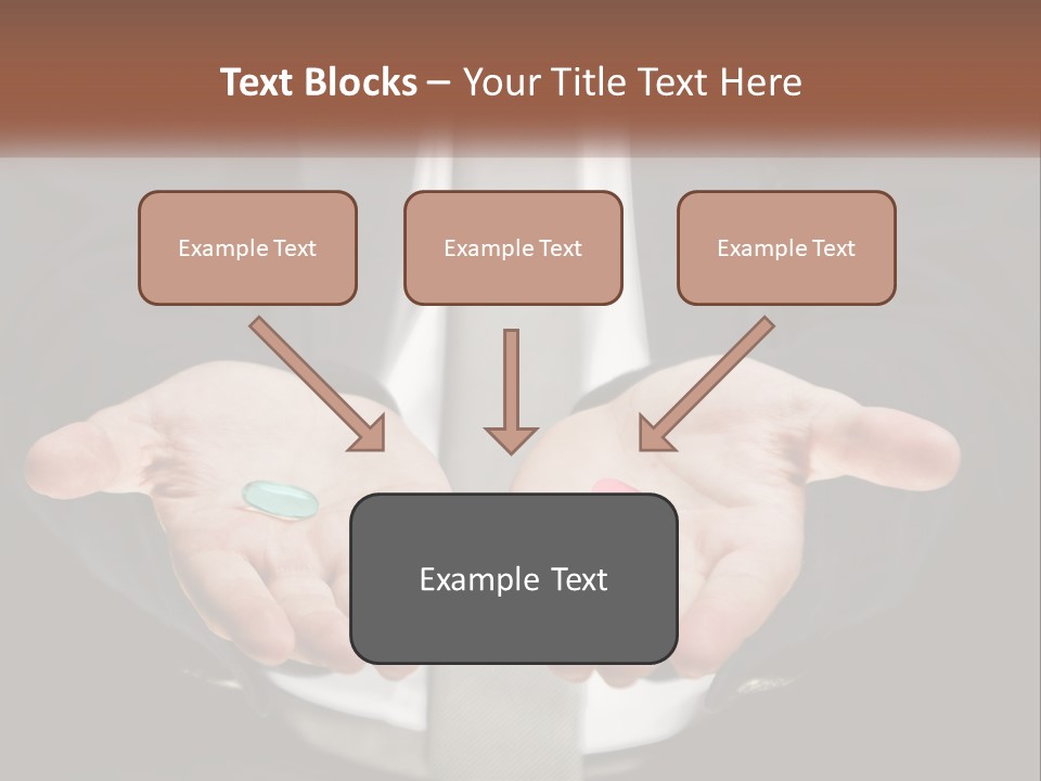 Health Tablet Holding PowerPoint Template