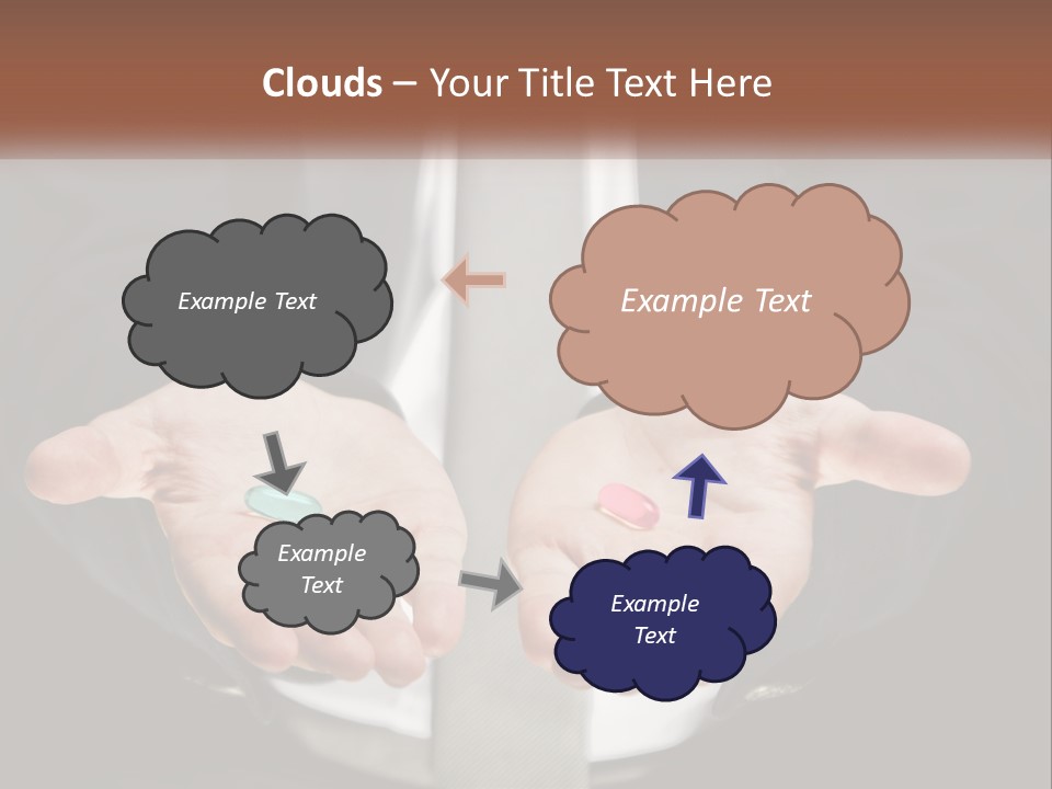 Health Tablet Holding PowerPoint Template