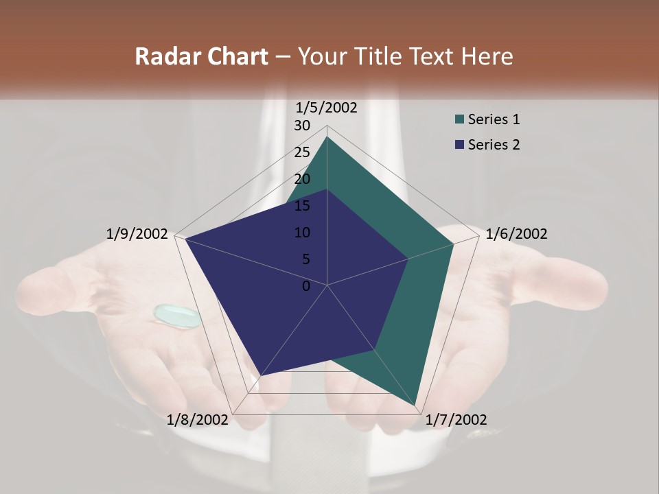 Health Tablet Holding PowerPoint Template