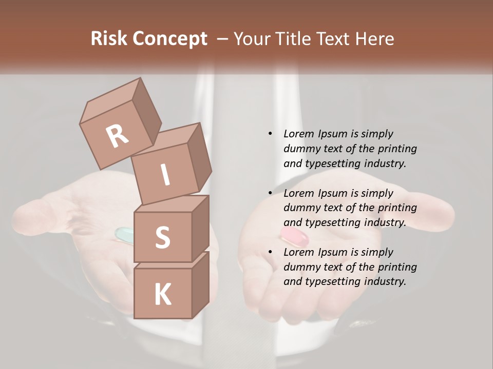 Health Tablet Holding PowerPoint Template