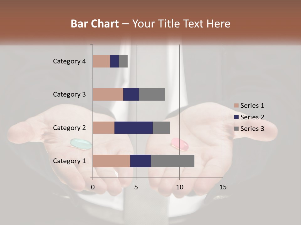 Health Tablet Holding PowerPoint Template