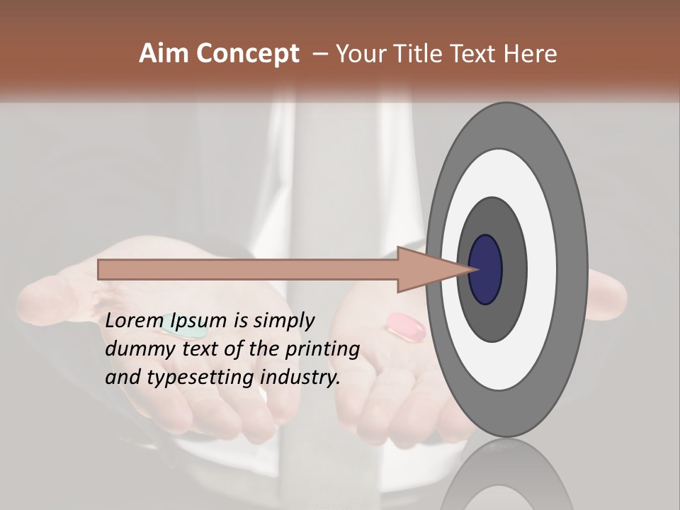 Health Tablet Holding PowerPoint Template