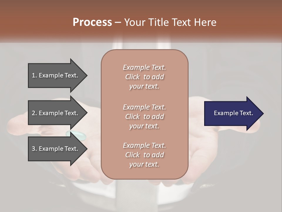 Health Tablet Holding PowerPoint Template