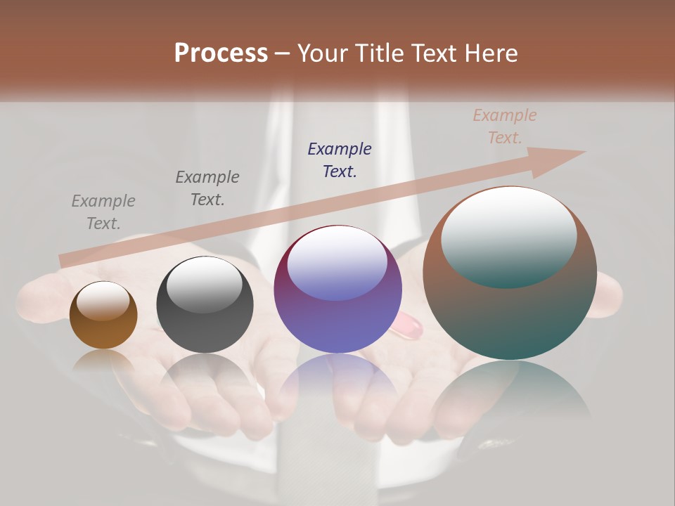 Health Tablet Holding PowerPoint Template