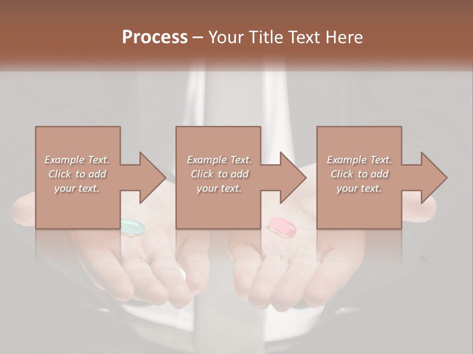 Health Tablet Holding PowerPoint Template