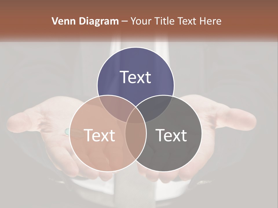 Health Tablet Holding PowerPoint Template