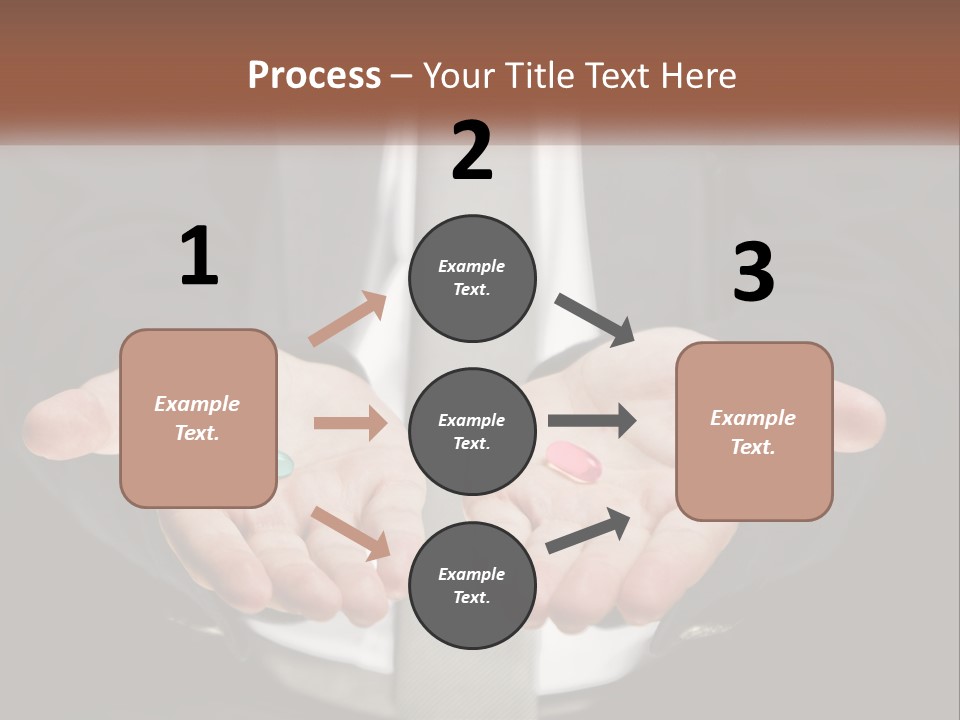 Health Tablet Holding PowerPoint Template
