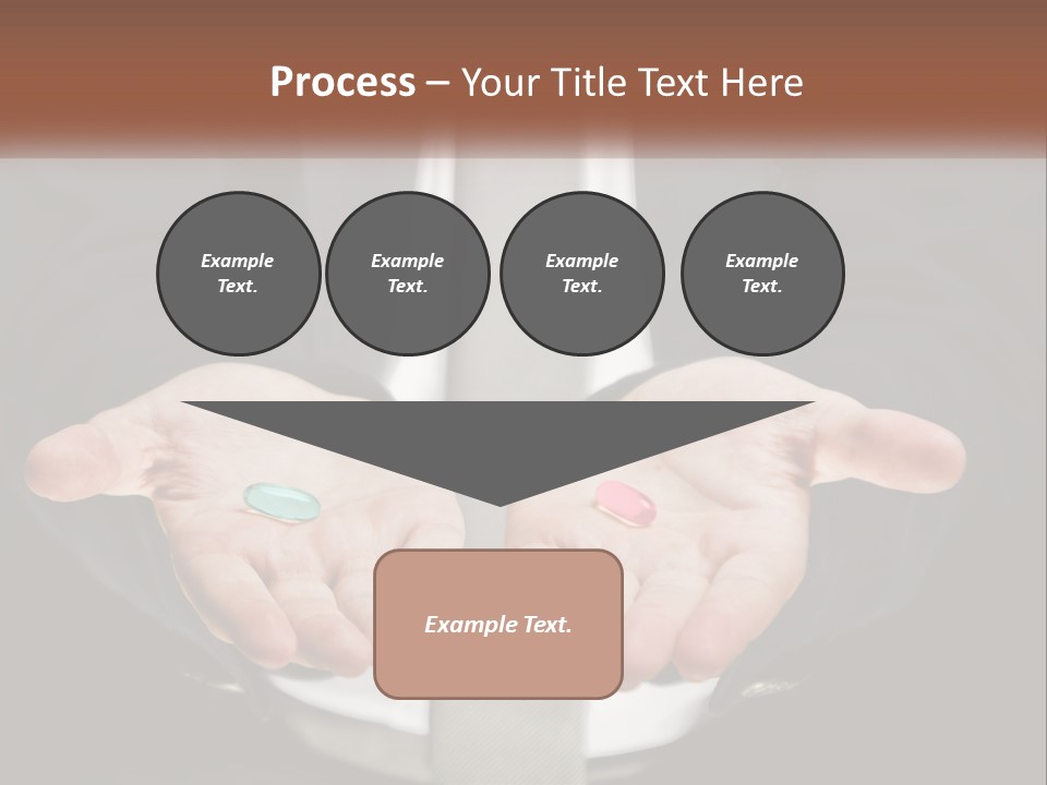 Health Tablet Holding PowerPoint Template