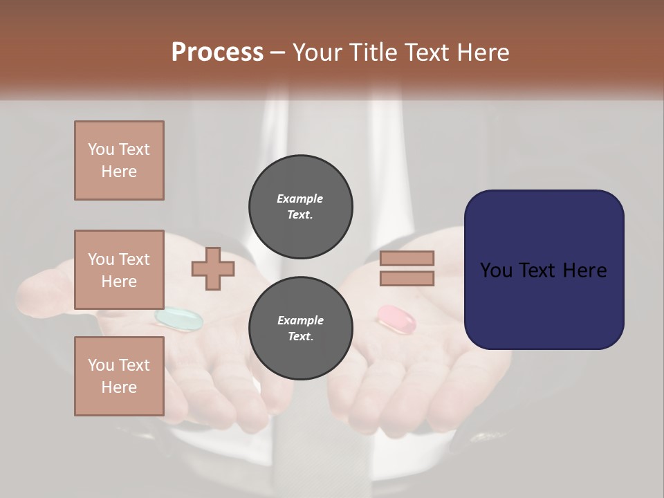 Health Tablet Holding PowerPoint Template