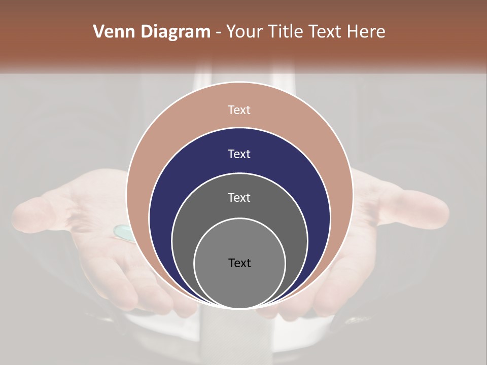 Health Tablet Holding PowerPoint Template