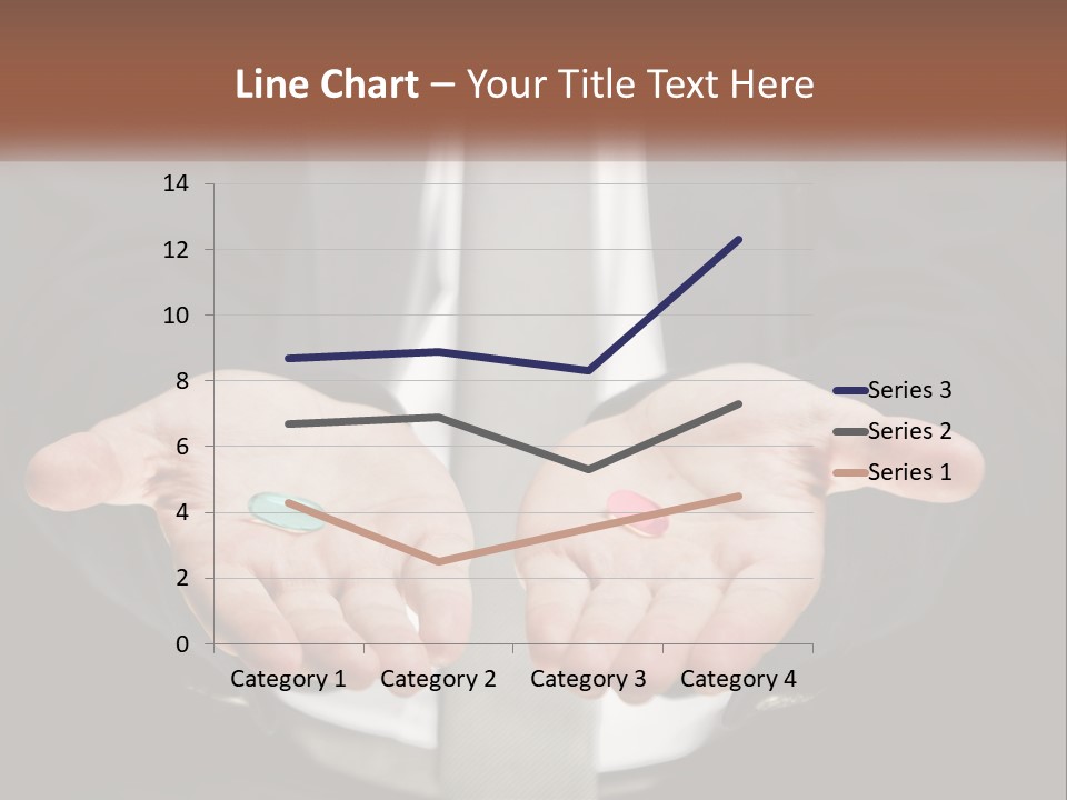 Health Tablet Holding PowerPoint Template