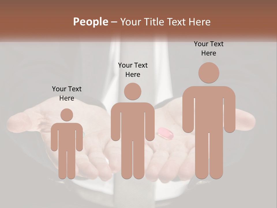 Health Tablet Holding PowerPoint Template