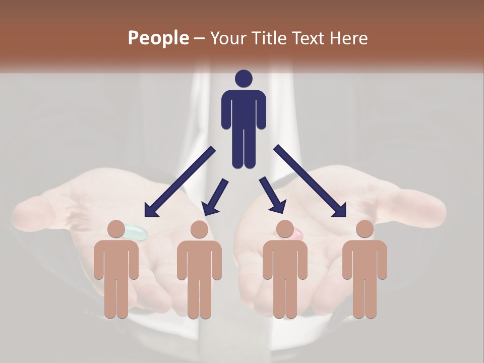 Health Tablet Holding PowerPoint Template