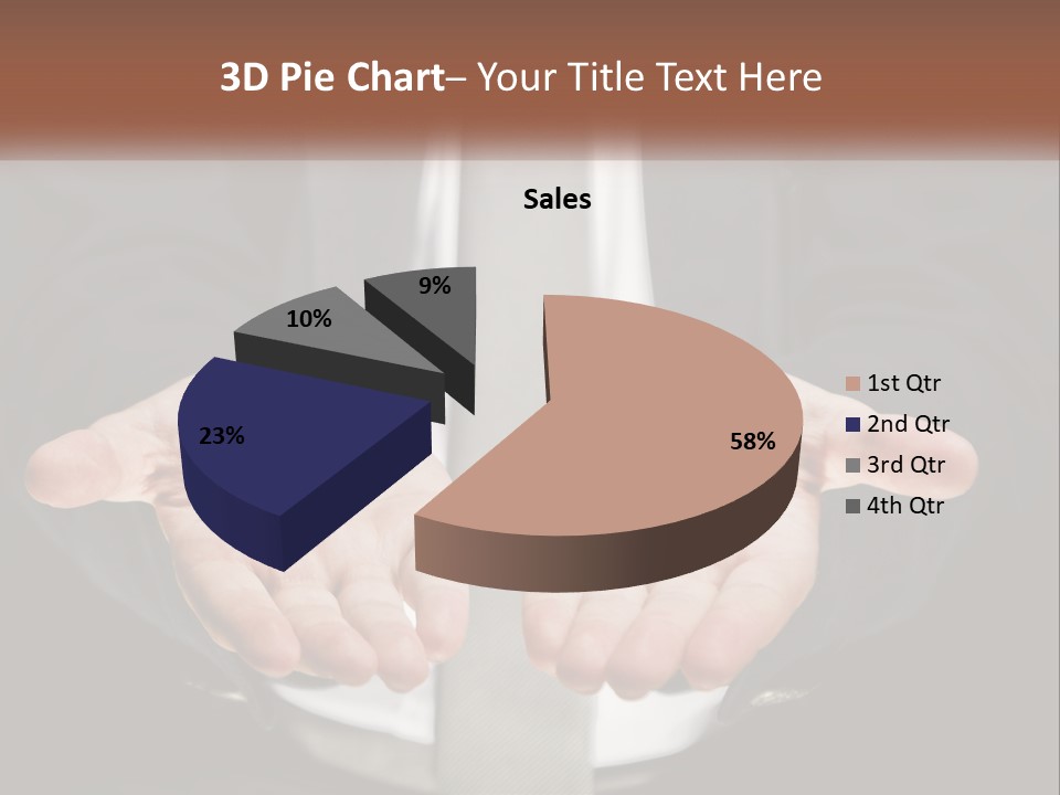 Health Tablet Holding PowerPoint Template