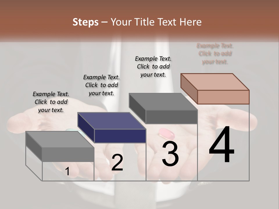 Health Tablet Holding PowerPoint Template