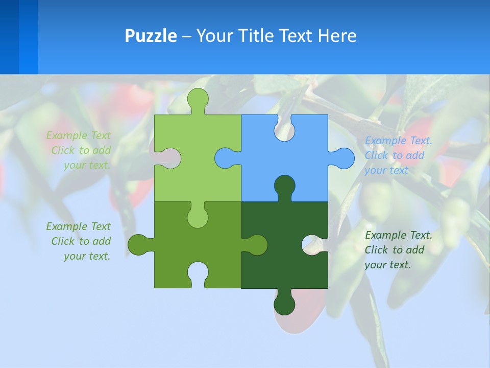 Antiaging Goji Barbarum PowerPoint Template