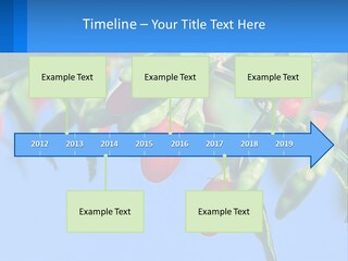 Antiaging Goji Barbarum PowerPoint Template